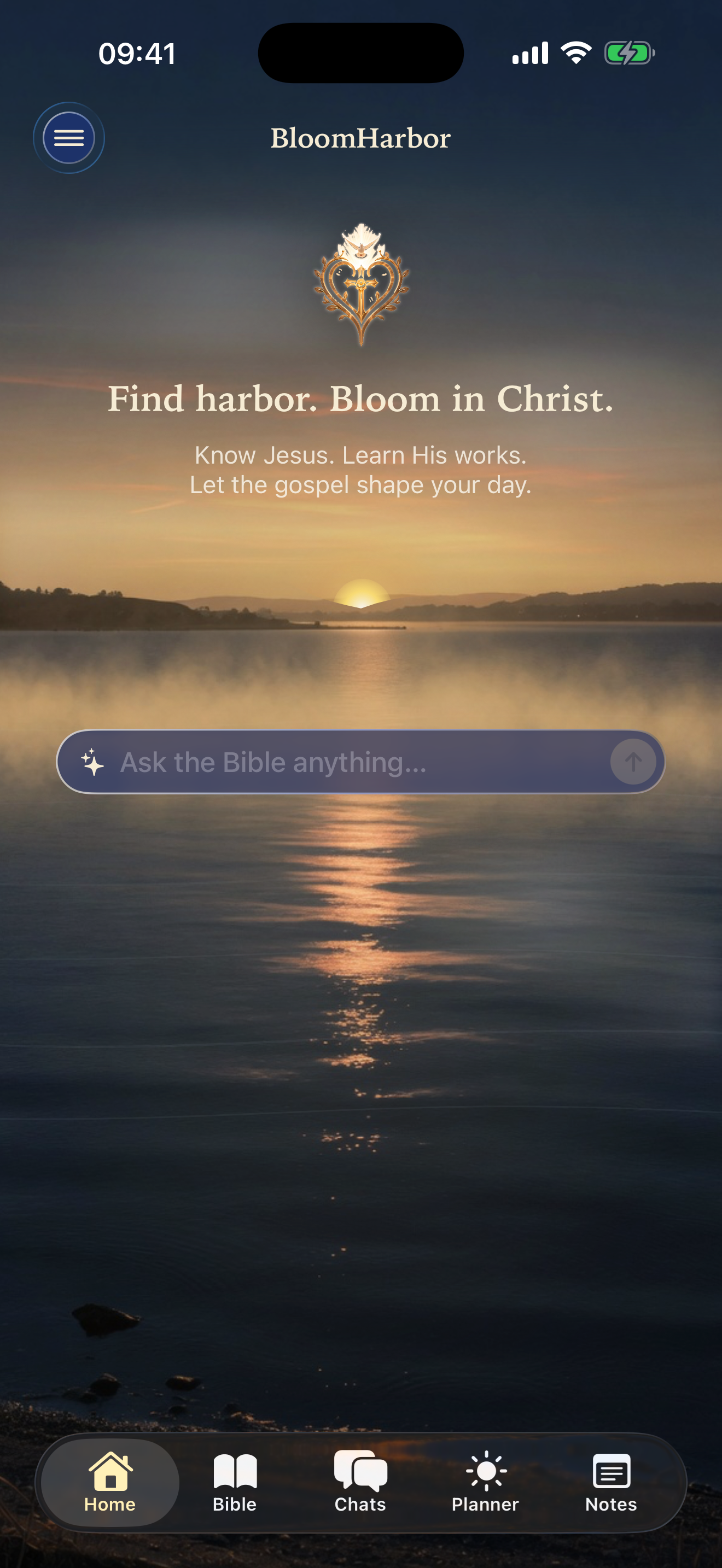 BloomHarbor Home: Find harbor. Bloom in Christ.